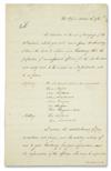(MASSACHUSETTS.) Knox, Henry. Letter organizing a regiment to quell the rebellion.